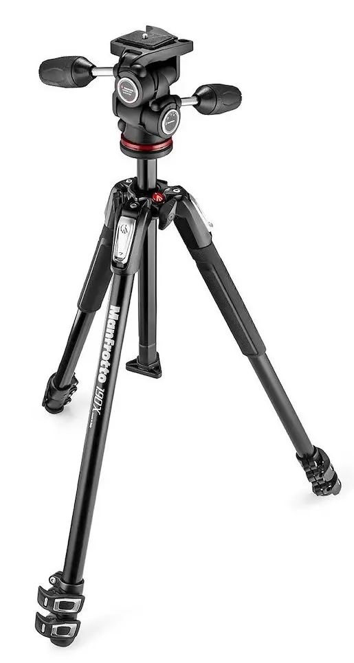 Штатив Manfrotto 190X Alu W 804 MK II (Black)