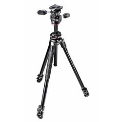 Trepied Manfrotto 290 Dual Kit 3 Way Head (Black)