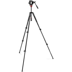 Штатив Manfrotto MVH500AH+190X ALU Video Kit (Black) Thumb