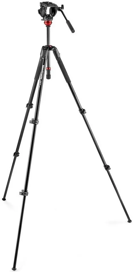 Штатив Manfrotto MVH500AH+190X ALU Video Kit (Black)
