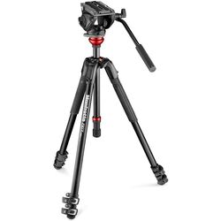 Trepied Manfrotto MVH500AH+190X ALU Video Kit (Black)