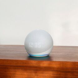 Difuzor inteligent Amazon Echo Dot 5th Gen (Glacier White) Thumb
