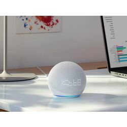 Difuzor inteligent Amazon Echo Dot 5th Gen (Glacier White) Thumb
