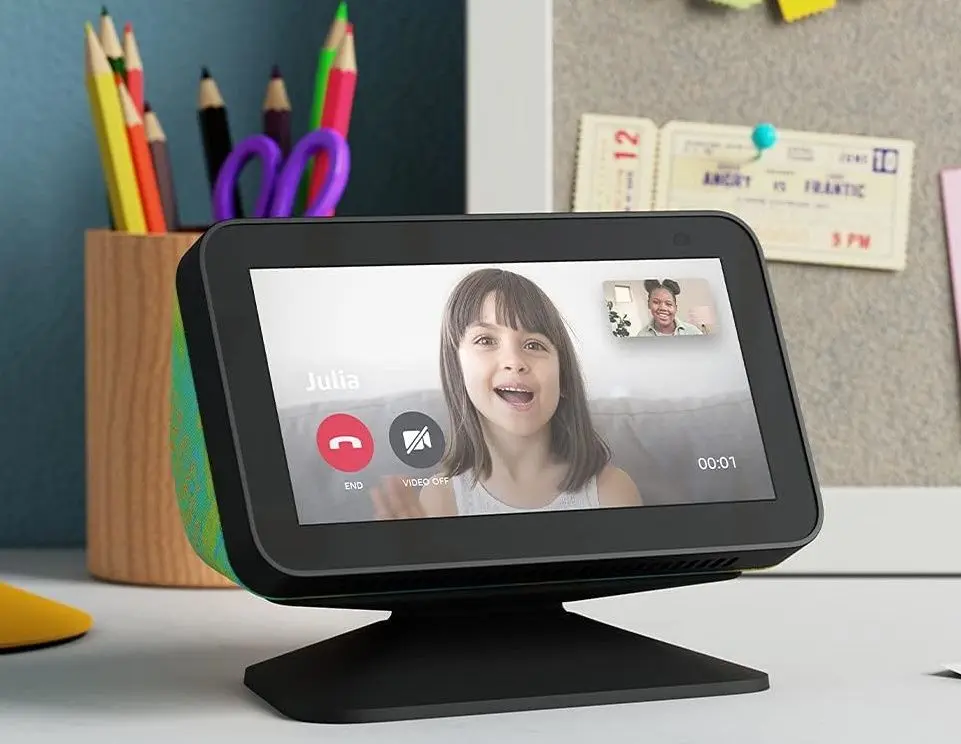 Difuzor inteligent Amazon Echo Show 5 2nd Gen Kids (Chameleon) - 4