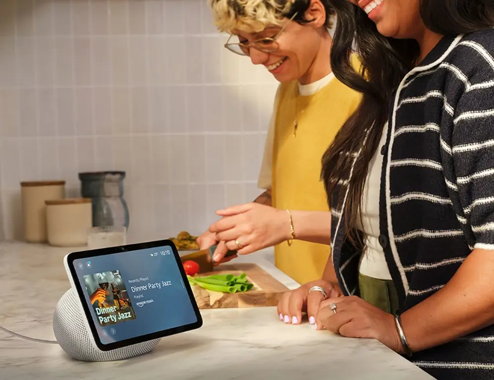 Difuzor inteligent Amazon Echo Show 8 4th Gen (Glacier White) - 6