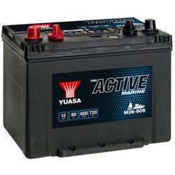 Аккумулятор Yuasa YBX Active Marine Start M26-80S 80LAh J 650A