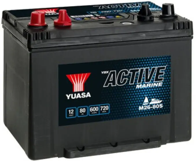 Аккумулятор Yuasa YBX Active Marine Start M26-80S 80LAh J 650A