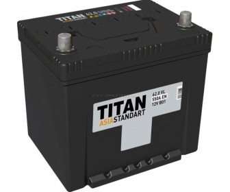 Аккумулятор Titan Asia Standart 6CT-62.1 VL 550A