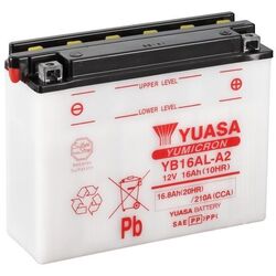 Аккумулятор Yuasa Yumicron YB16AL-A2 16.8Ah 210A