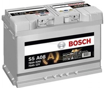 Аккумулятор Bosch S5 A08 70Ah 760A