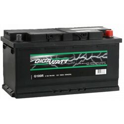 Аккумулятор Gigawatt G100R 100Ah 830A