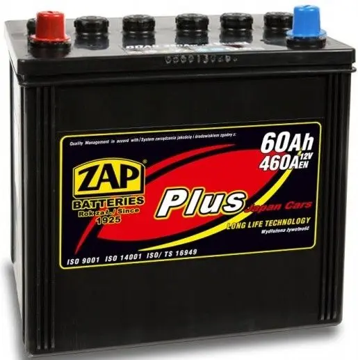 Acumulator Zap Plus Japan Cars 60Ah 460A +L