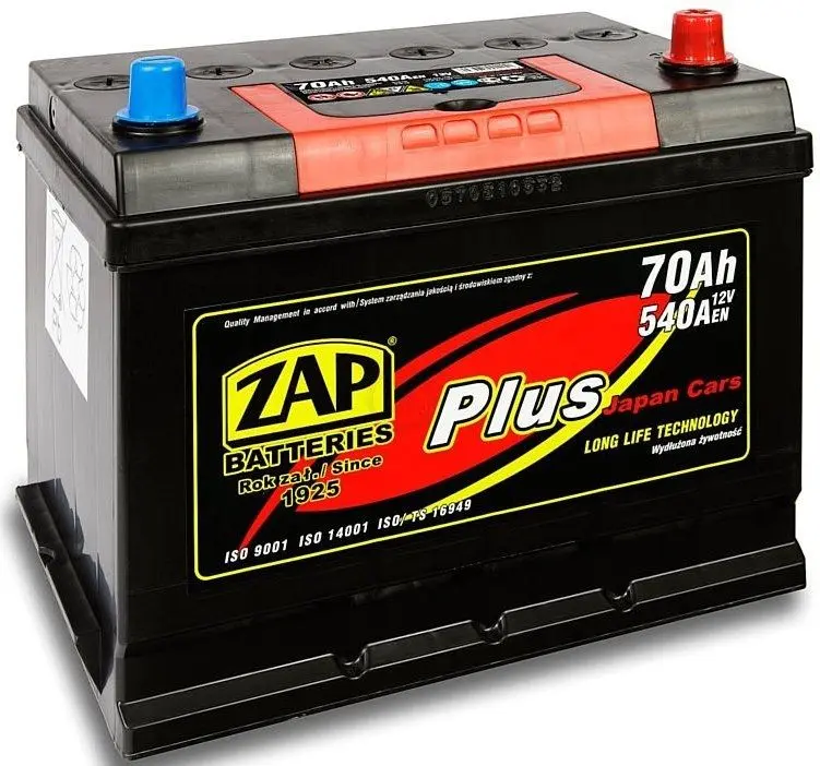 Acumulator Zap Plus Japan Cars 70Ah 540A