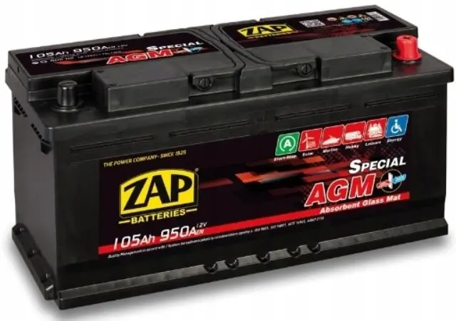 Аккумулятор Zap Special AGM 105Ah 950A