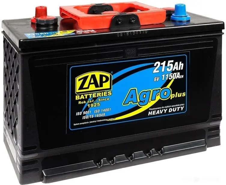 Acumulator Zap Agro Plus Heavy Dute 215Ah 1150A