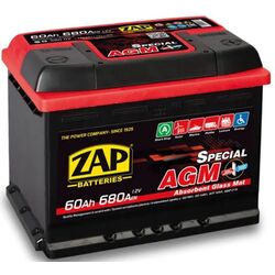 Acumulator Zap Special AGM 60Ah 680A