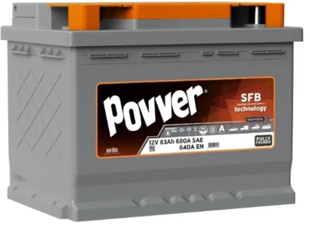 Acumulator Povver SFB 63Ah 680A L2.63.064.A