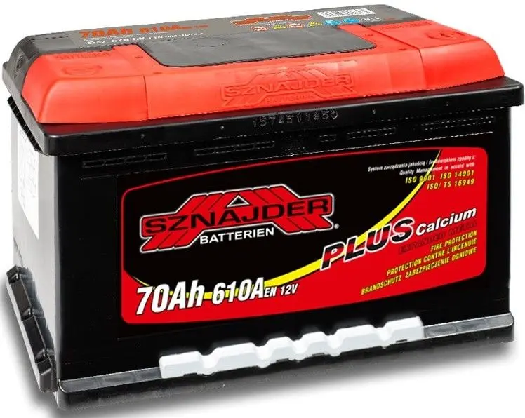 Аккумулятор Sznajder Plus 70Ah 610A
