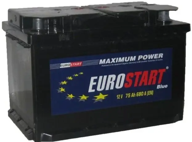 Acumulator Eurostart Blue 75Ah 680A R+
