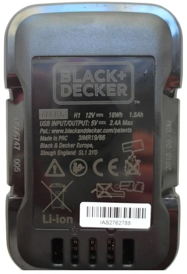 Acumulator Black&Decker BDCB12B 12V 1.5Ah - 4