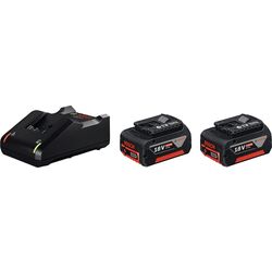 Набор аккумуляторов + зарядное устройство Bosch GBA 18V 2x4.0 Ah + GAL 18V-40