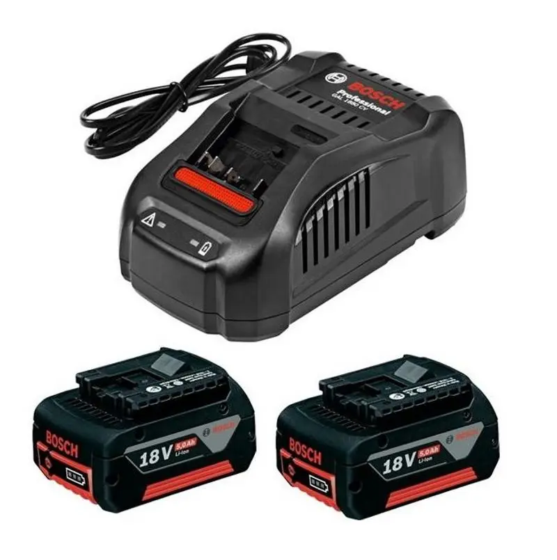 Set acumulatoare + incarcator Bosch Professional GBA 18V 5.0 + GAL 1880 CV