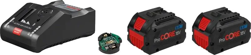 Набор зарядное устройство и аккумуляторы Bosch ProCORE 18V 1600A016GP