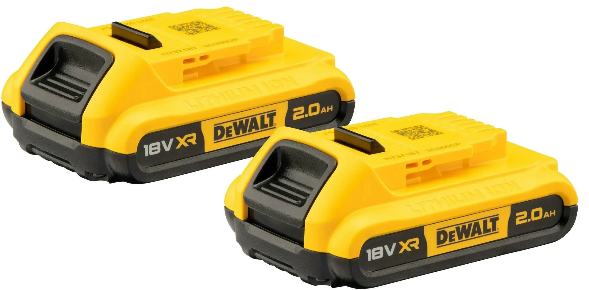 Набор аккумулятор + зарядное устройство Dewalt 2x2.0Ah 18V + DCB1104D2