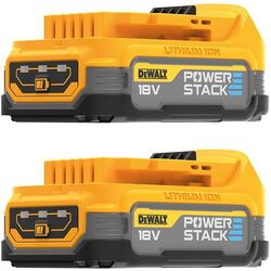Набор аккумуляторов DeWALT Compact Powerstack DCBP034E2 18V 2x1.7Ah
