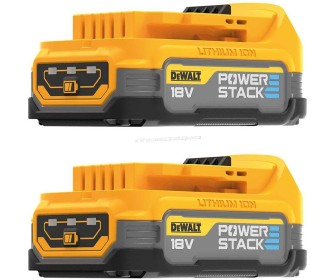 Набор аккумуляторов DeWALT Compact Powerstack DCBP034E2 18V 2x1.7Ah