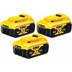 Набор аккумуляторов DeWalt DCB184P3-XJ 18V 5.0Ahx3