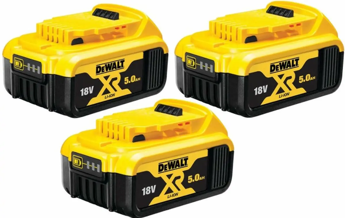 Set acumulatoare DeWalt DCB184P3-XJ 18V 5.0Ahx3