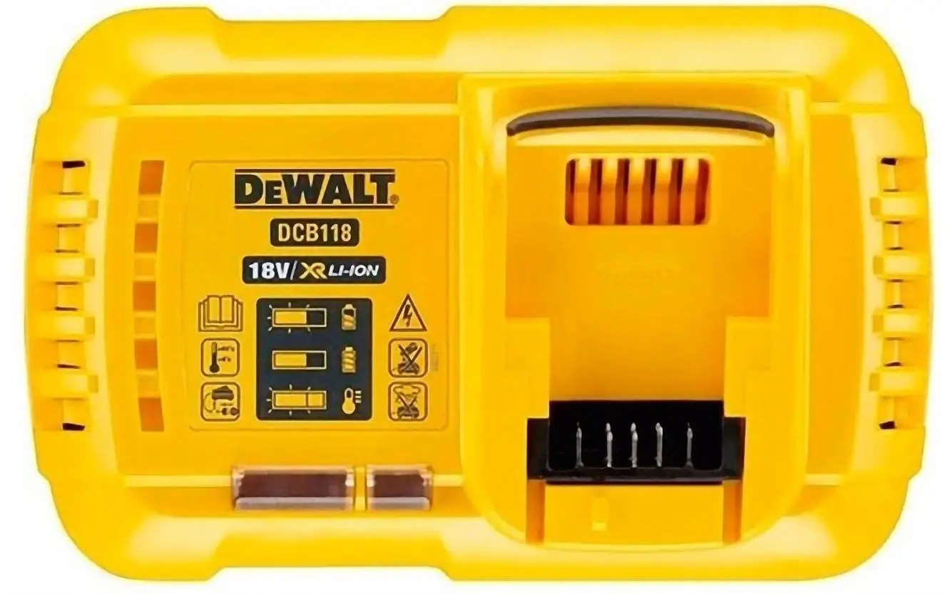 Set incarcator + acumulatare Dewalt Flexvolt DCB118X2