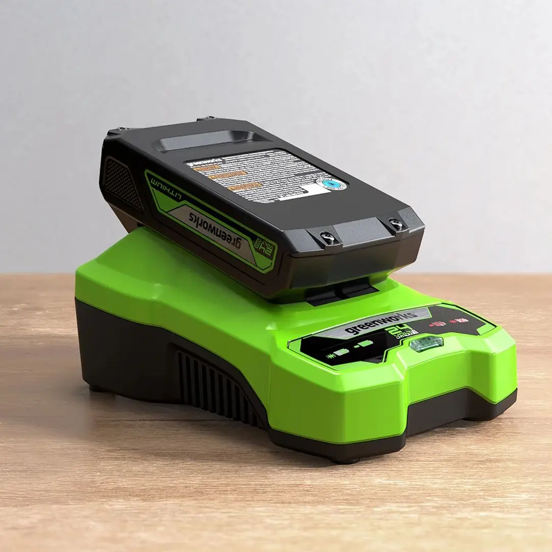 Комплект аккумулятор + зарядное устройство GreenWorks GSK24B2 24V 2Ah