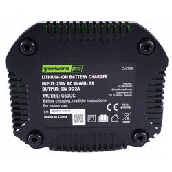 Incarcator Greenworks Pro G60UC 60V 2A Thumb