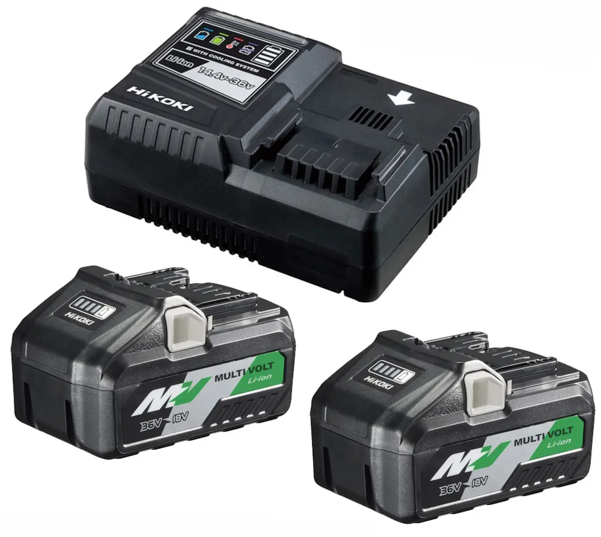 Набор аккумулятор + зарядное устройство Hikoki UC18YSL3WFZ 36V/18V 4Ah/8Ah