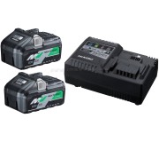 Набор аккумуляторов + зарядное устройство Hikoki 18V 2.5 Ah + 36V 5 Ah UC18YSL3WEZ