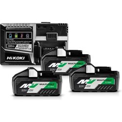 Набор аккумуляторов + зарядное устройство Hikoki UC18YSL3WB3