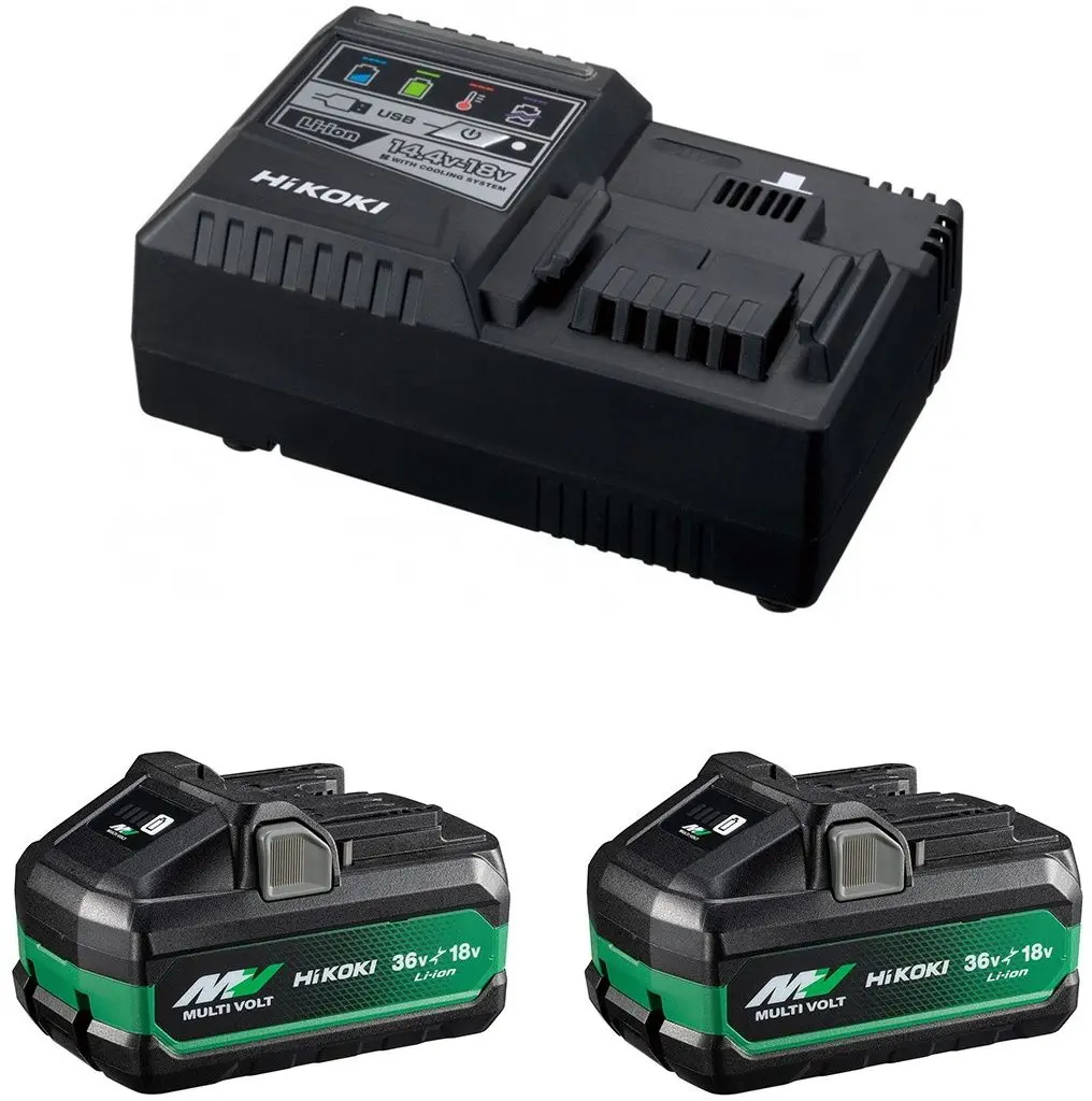 Набор аккумуляторов + зарядное устройство Hikoki UC18YSL3WHZ