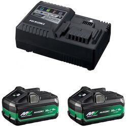 Набор аккумуляторов + зарядное устройство Hikoki UC18YSL3WJZ
