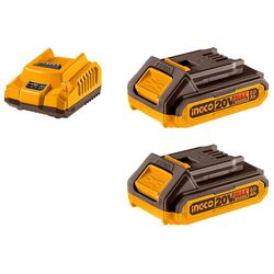 Комплект зарядное устройство + аккумуляторы Ingco FBCPK1222