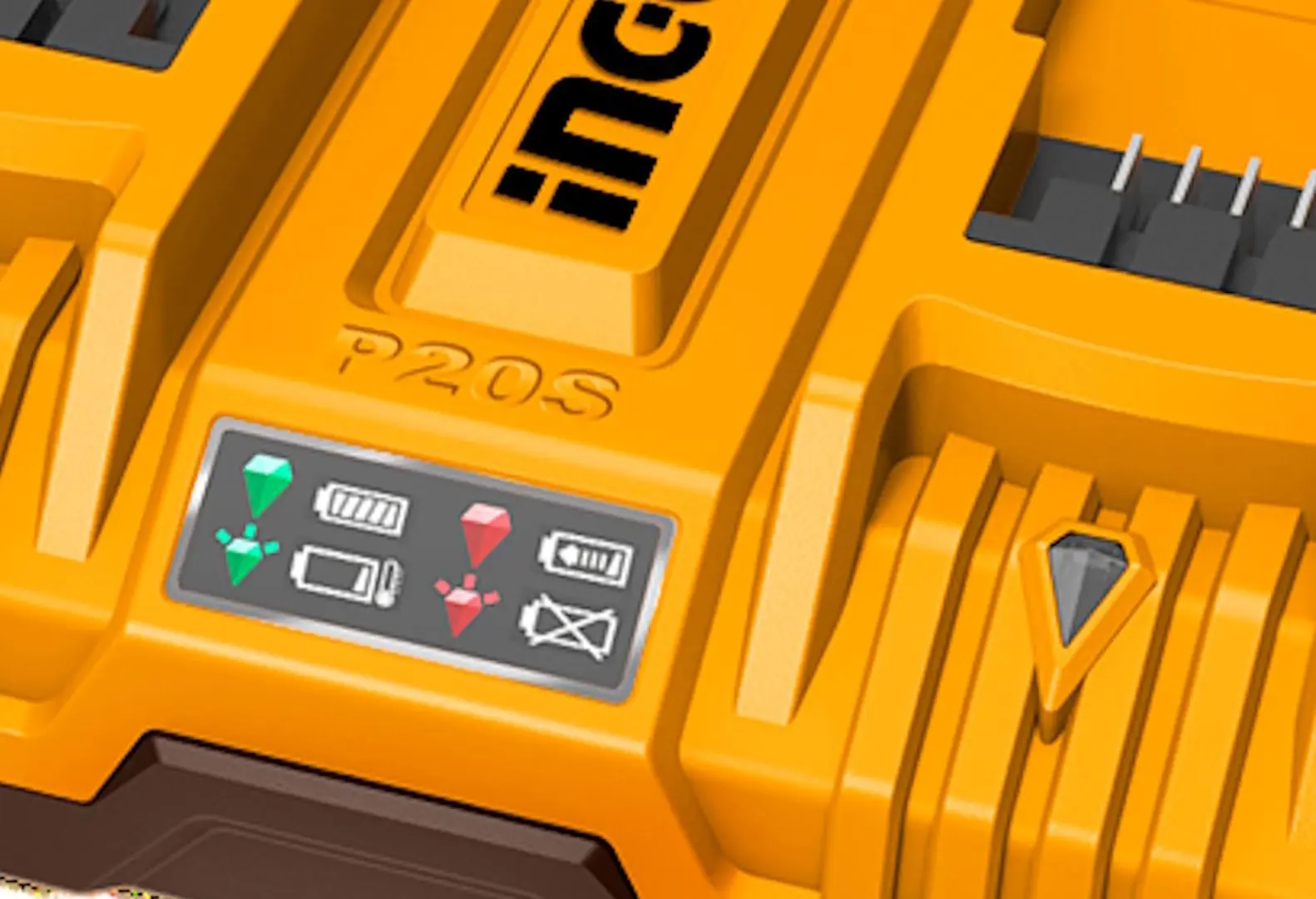 Зарядное устройство Ingco FCLI2082 20V 8Ah - 3