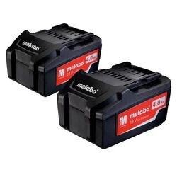 Комплект аккумулятор + зарядное устройство Metabo 2x4.0Ah + ASC 30-36V Thumb