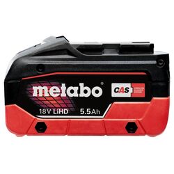 Set acumulatoare Metabo LIHD 1x4.0Ah/1x5.5Ah + incarcator Metabo ASC 55 Thumb