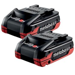 Набор аккумулятор + зарядное устройство Metabo Basic Set 2xLiHDX 4.0Ah + ASC 145 Thumb