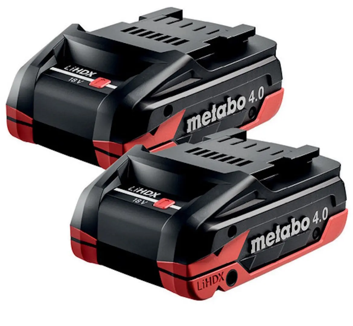 Набор аккумулятор + зарядное устройство Metabo Basic Set 2xLiHDX 4.0Ah + ASC 145