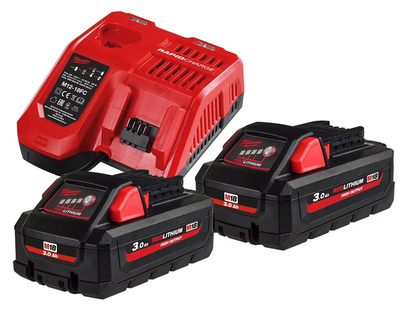 Комплект аккумулятор + зарядное устройство Milwaukee M18 HNRG-302