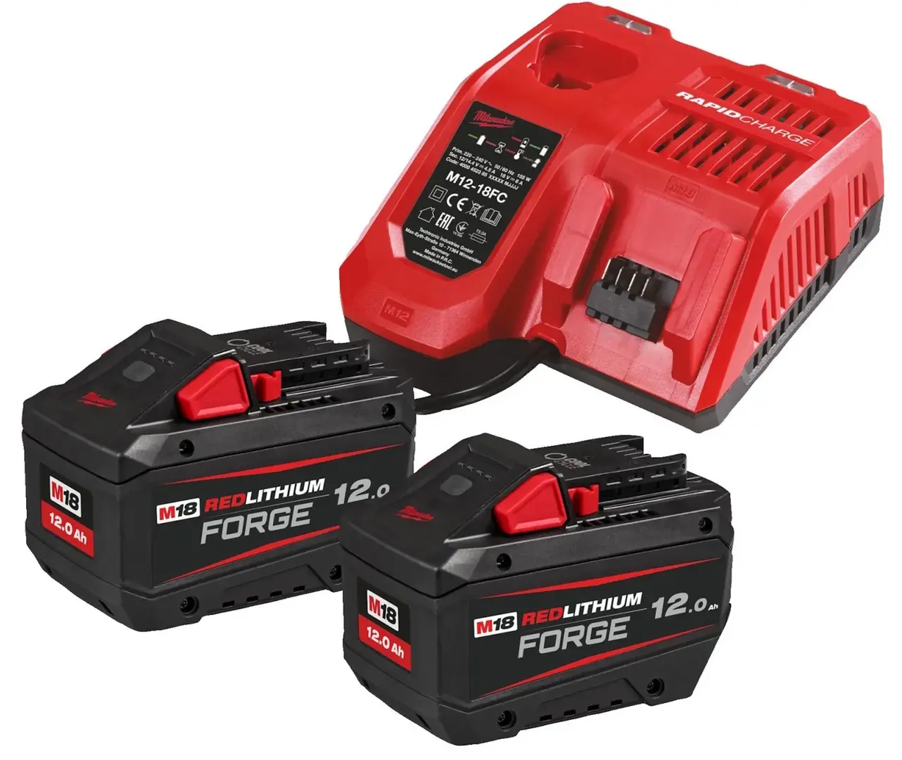 Set acumulator + incarcator Milwaukee M18 FORGENRG-122 (4933498610)