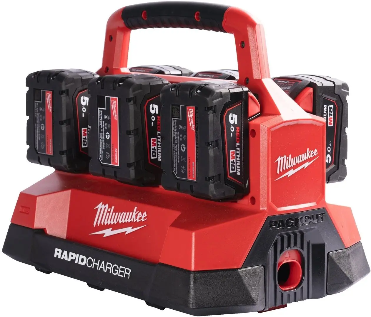 Incarcator Milwaukee M18 PC6 4932480162 (Red/Black)