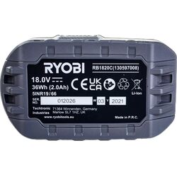 Аккумулятор Ryobi ONE+ RB1820C 2.0Ач Thumb